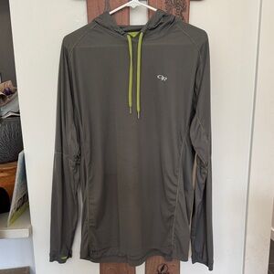 Outdoor ResearchEcho Sun Hoddie Men's Dark Gray Hooded Shirt